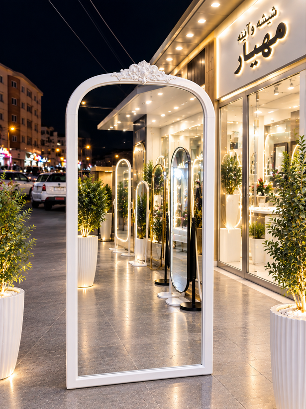 آینهمنبتتاجدارچوبیدرچندینرنگمتنوع